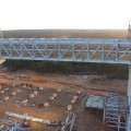 Second 1200 tonne prefabricated conveyer truss going into final position at First Quantum Minerals' Sentinal Mine.jpg